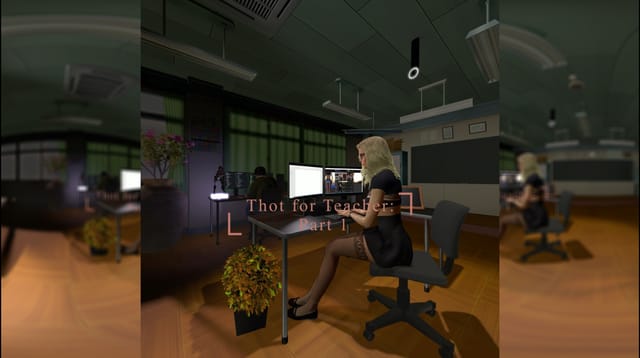 Thot for Teacher Part 1 (with inner thot dialogue) Raging Simian — photo 2