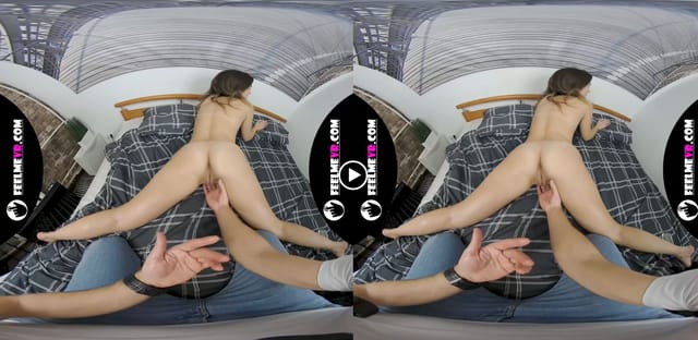 VR180 Oiled Teen Trinity Free Body And Fingers In Her Innie Pussy FeelmeVR — photo 8
