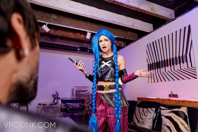 League Of Legends Jinx (VR Porn Parody) Stevie Moon VRConk — photo 3