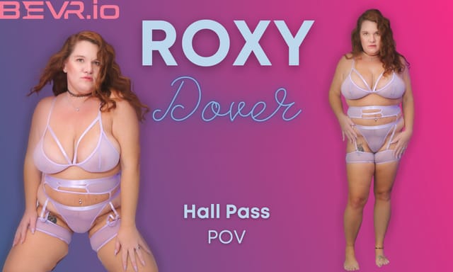Roxy Dover performs a solo POV scene with dirty talk in a close up shot featuring 60 FPS premium VR video quality