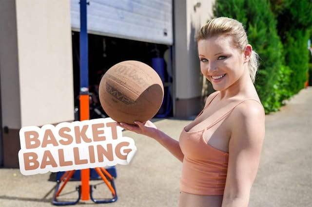 Zazie Skymm plays basketball outdoors in 18VR POV footage featuring anal and oral sex in 60 frames per second.