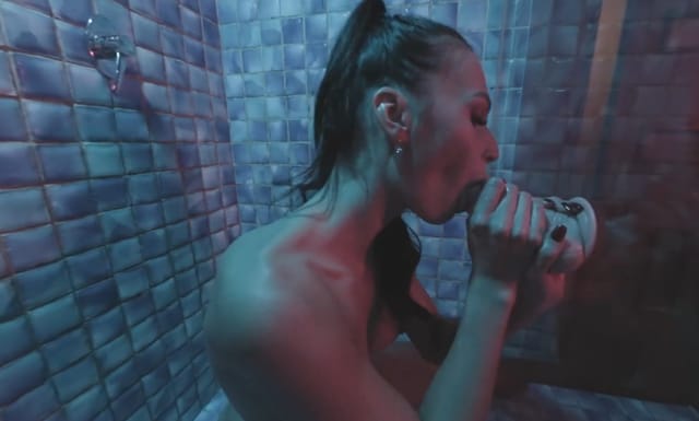 Monica oil Dildo Sex in Shower Plushies TV — photo 4
