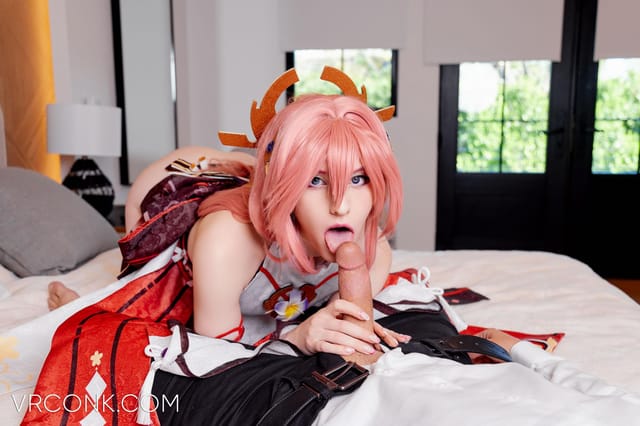 Genshin Impact Yae Miko (VR Porn Parody) Melody Marks VRConk — photo 6