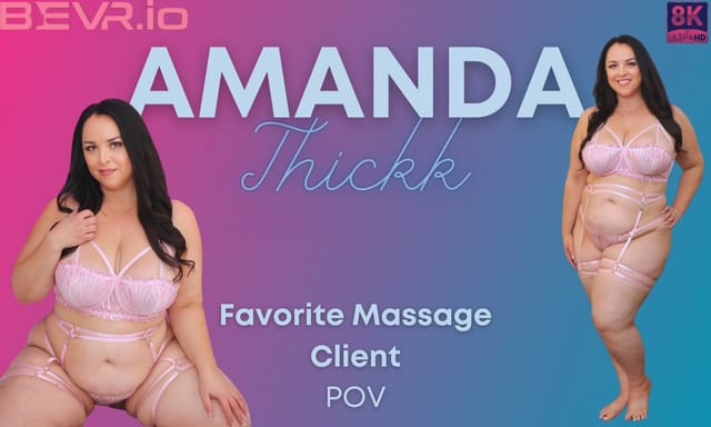Amanda Thickk performs a close up solo massage in a POV scene filmed in 60 FPS for BlushErotica