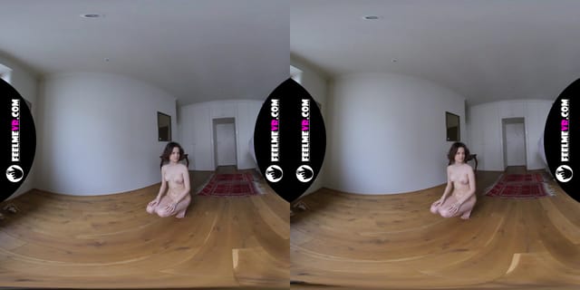 Polyna Thin Nerd Teenager With Perfect Boobies Casting VR180 Backstage FeelmeVR — photo 4