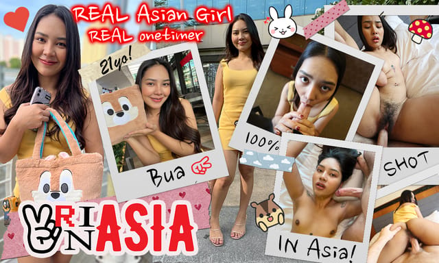 VRinAsia model Bua poses for a foreigner in a 4K 60 FPS POV scene