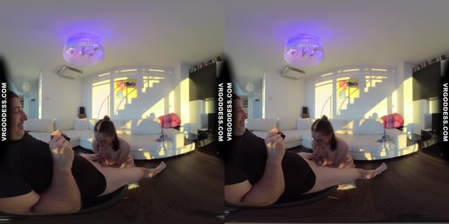 Pretty Teen Rosalina Blowjob Lucky Camera Guy Titjob Sucking Licking Titty Cum VRgoddess — photo 10