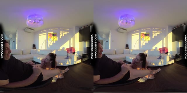 Pretty Teen Rosalina Blowjob Lucky Camera Guy Titjob Sucking Licking Titty Cum VRgoddess — photo 6