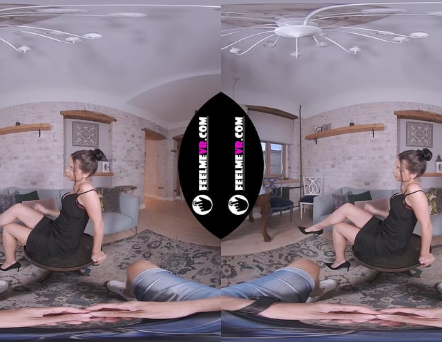 180VR lapdance With Super Sexy Brunette Francheska FeelmeVR — photo 9