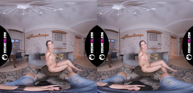 180VR lapdance With Super Sexy Brunette Francheska FeelmeVR — photo 5