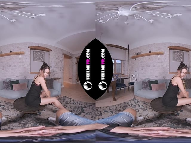 180VR lapdance With Super Sexy Brunette Francheska FeelmeVR — photo 1