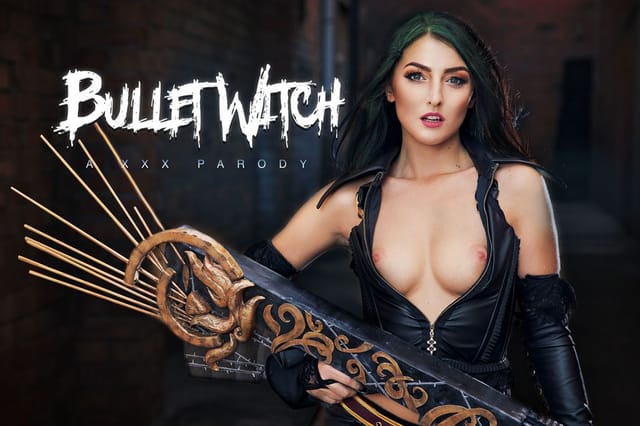 Katy Rose cosplaying Bullet Witch performs anal and POV oral scenes in this 60 FPS VR production.