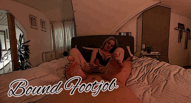Sabdeluxe performs a footjob in this 4K VR POV scene with premium production quality.