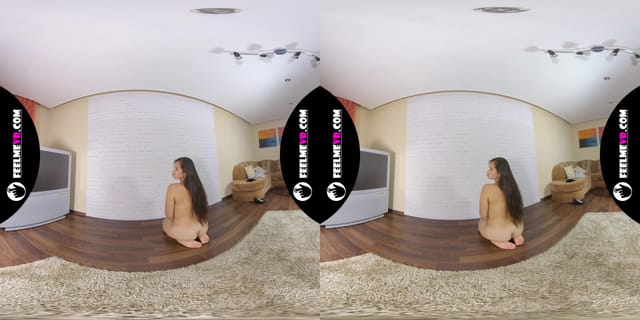 Aisedora 18yo School Student Poses Naked Casting 3D 180VR Backstage FeelmeVR — photo 4