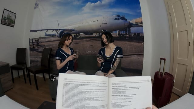 Emily Pink and Madison Quinn Flight Attendants POVCentral — photo 1