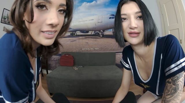 Emily Pink and Madison Quinn Flight Attendants POVCentral — photo 7