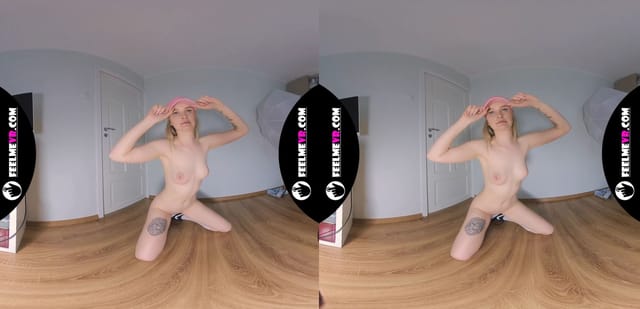 VR180 Nude Photo Session Backstage With Teenager Model Sofia FeelmeVR — photo 20