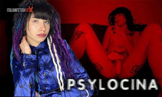 Brunette Psylocina performs a solo fetish show in VR for ItalianFetishVR in 4K 60 frames per second.