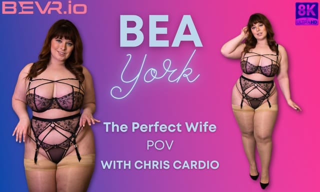 Bea York performs a blowjob and titty fuck in this 4K VR POV video from BlushErotica.