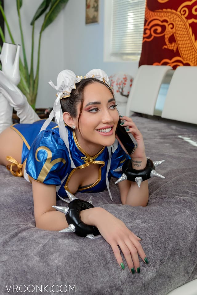 Street Fighter Chun Li (VR Porn Parody) Chloe Amour VRConk — photo 6