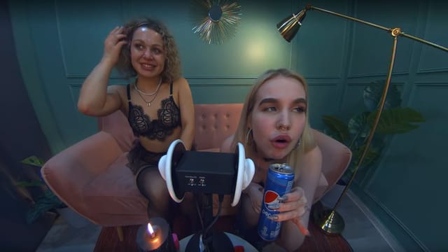Vortex Project ASMR. Two Girls Will Purr in Your Ears Dreamcam — photo 8