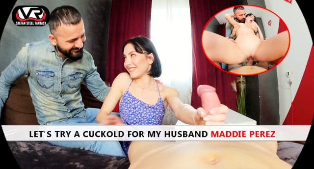 Maddie Perez performs a group sex scene in a POV VR video featuring 4K resolution and 60 FPS playback.