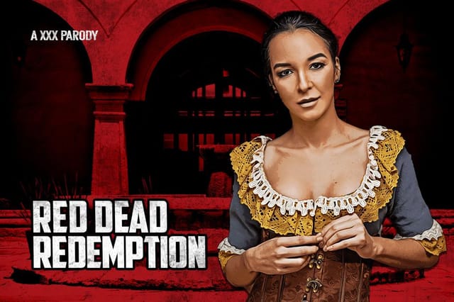 Francys Belle in Red Dead Redemption cosplay gives a POV blowjob in 4K VR
