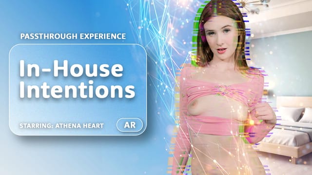 Athena Heart performs a POV blowjob in this AR Porn passthrough VR video featuring 60 FPS fisheye visuals.