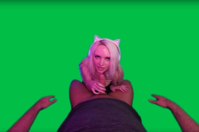 Erotic Gaming Session starring Amber Kawaii (Passthrough) VR pornnow — photo 3