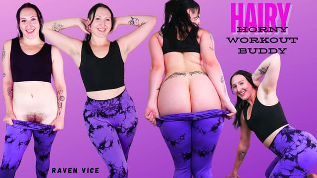 Brunette Raven Vice performs a solo workout in a POV VR 4K scene from Summer Hart Studios.