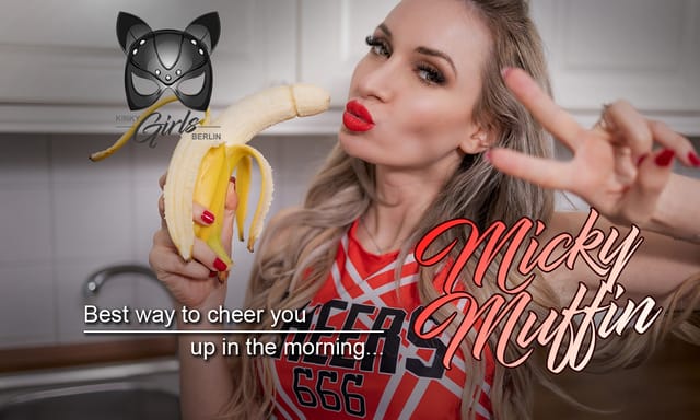 Micky Muffin performs a morning handjob in a POV 4K 180 degree VR scene produced by KinkyGirlsBerlin
