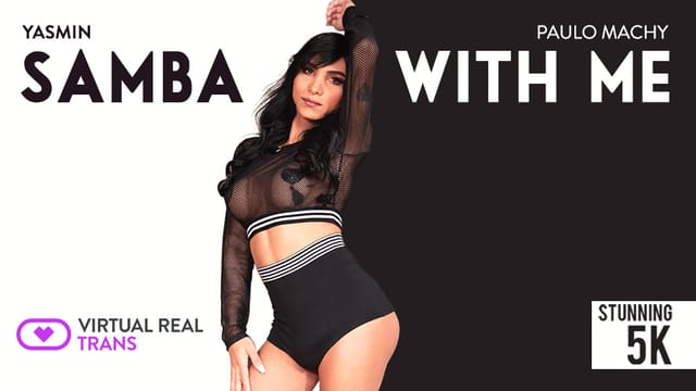 Yasmin Dornelles performs a POV blowjob and anal sex in 4K VR for VirtualRealTrans