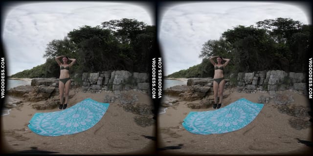 Rebeka Ruby Masturbating On A Nude Beach In Italy VRgoddess — photo 10