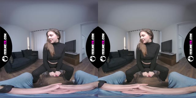 Virtual Reality Striptease With New Teen Model Ksenija VR porn — photo 8