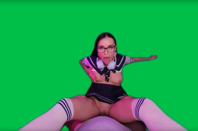 Sexy Gamergirl Milena Ray (Passthrought) VR pornnow — photo 1