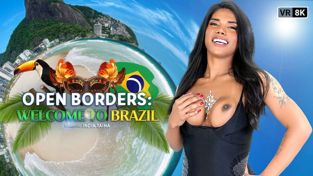 India Tayna performs oral and anal sex in a Brazilian setting captured in 60 FPS VR POV.