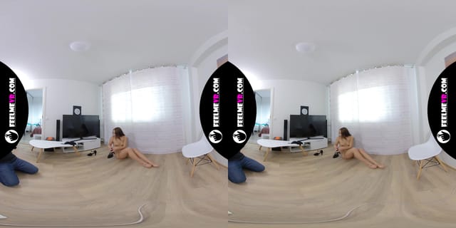 Adriana Zoom Elegant Beauty Salon Administrator Nude Casting 180VR Backstage FeelmeVR — photo 1