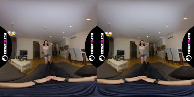 Natasha Shows Her Big Pussy In Professional Lapdance VR180 FeelmeVR — photo 2