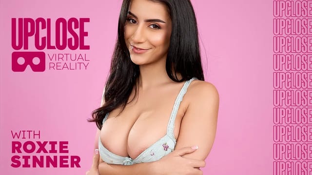 Roxie Sinner performs a POV blowjob in 4K VR with 60 FPS premium production quality for close-up adult viewing.