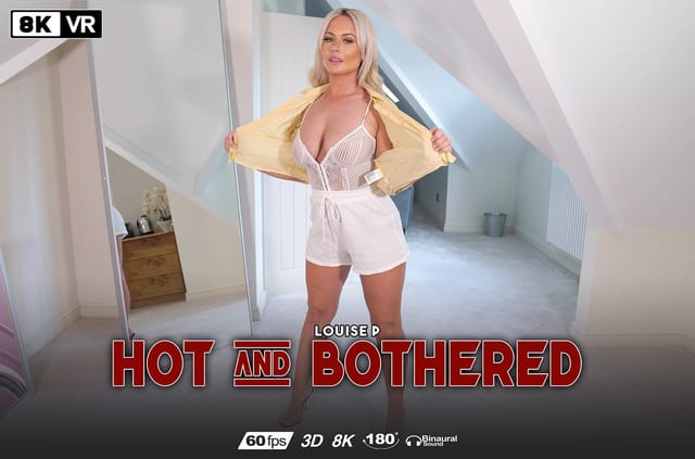 Louise P performs a solo POV scene in 4K VR with big breasts, captured in 60 FPS for premium adult viewing.