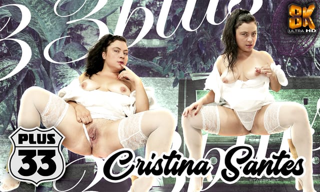 Cristina Santes performs a solo POV scene in 4K 60 FPS VR for +33.