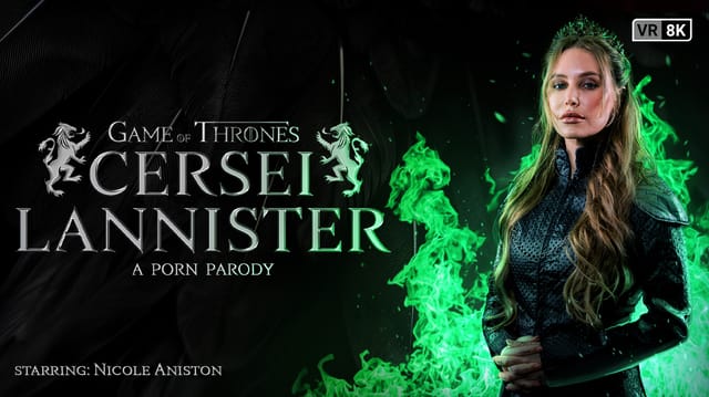 Nicole Aniston as Cersei Lannister performs a POV blowjob in 4K VR cosplay.