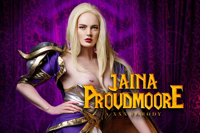 Carly Rae Summers as Jaina Proudmoore performs a blowjob in this 60 FPS VR POV scene.