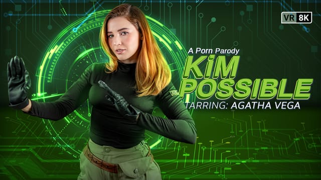 Agatha Vega in Kim Possible cosplay performs a blowjob in 4K VR for VR Conk