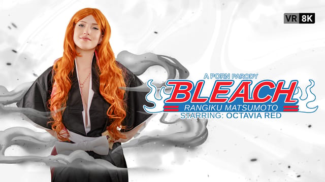 Octavia Red as Rangiku Matsumoto performs a blowjob in cosplay for this 4K VR POV video by VR Conk