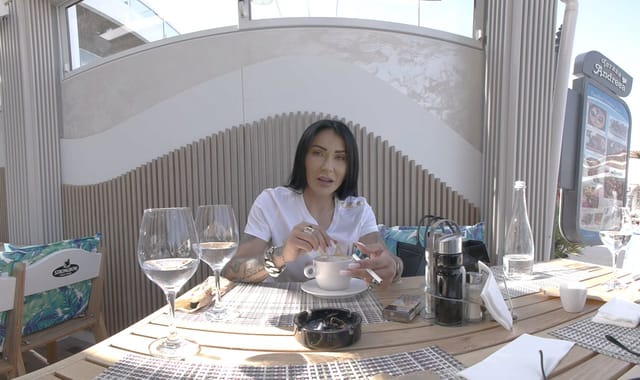 Mistress Kennya dominates in a BDSM brunch fantasy with a brunette POV shot in 4K VR