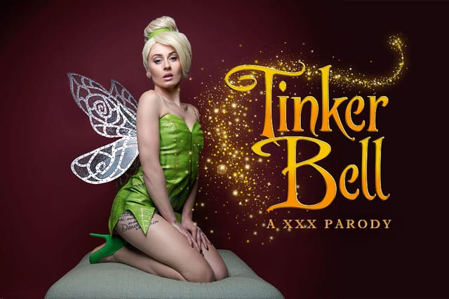 Petite model Carmel Anderson cosplays Tinker Bell in a POV VR scene delivering a blowjob in a European setting with 60 FPS quality.