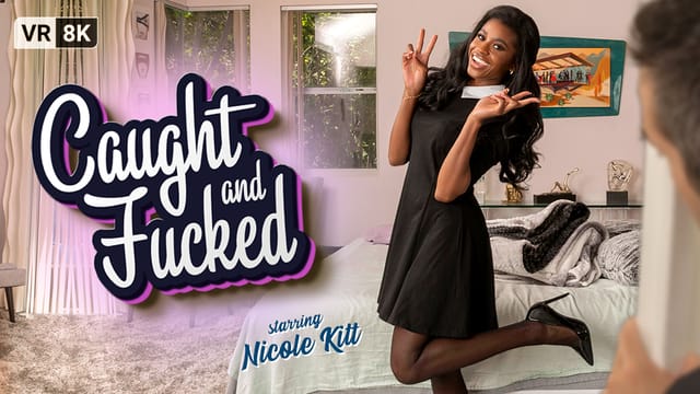 Nicole Kitt receives an interracial blowjob in this 4K POV VR video filmed at 60 frames per second by VR Bangers.