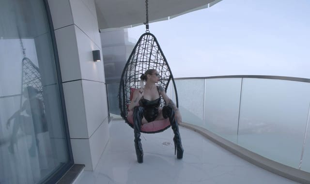Natasha Vega performs a solo fetish scene in a POV view with 4K resolution and 60 FPS quality for this HouseOfLust VR production.