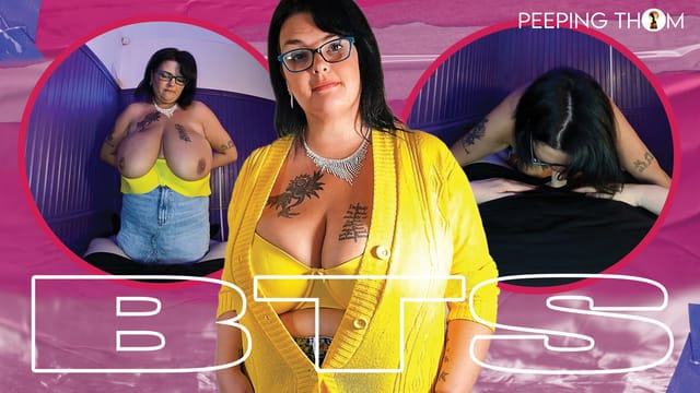Witchy performs a big tits blowjob in a POV scene with 4K resolution and 60 FPS playback from Peeping Thom.